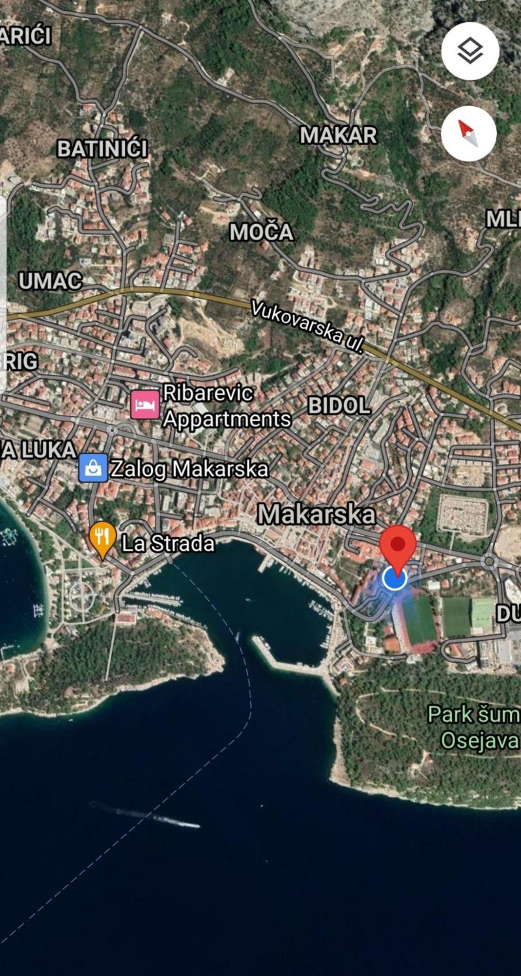 Apartment Afrika Makarska Eksteriør billede
